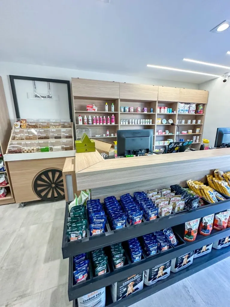 Ambiente interno da Fanykito Pet Shop